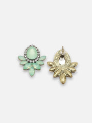 Gold Plated Party Designer Stone Drop Earring