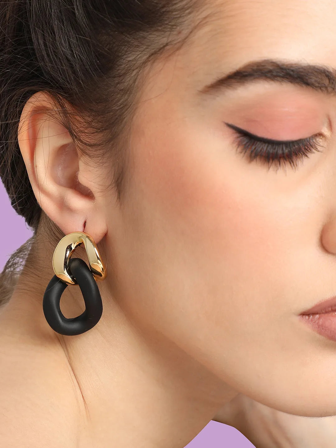 Gold Plated Party Designer Drop Earring