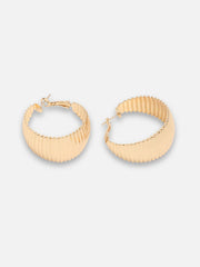 Gold Plated Casual Designer Hoop Earring