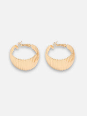 Gold Plated Casual Designer Hoop Earring