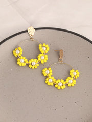 Gold Plated Party Designer Stone Drop Earring