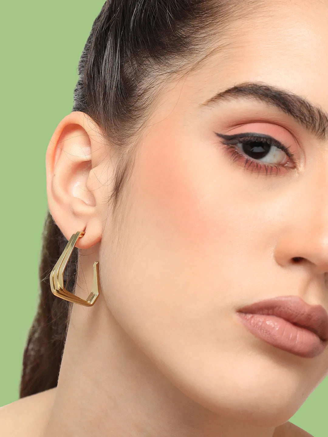 Gold Plated Party Designer Drop Earring