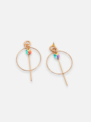 Gold Plated Party Designer Drop Earring