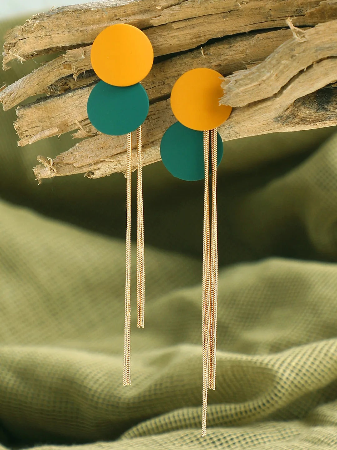 Gold Plated Party Designer Drop Earring