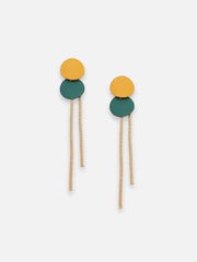 Gold Plated Party Designer Drop Earring