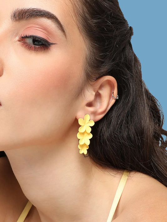 Gold Plated Party Designer Drop Earring