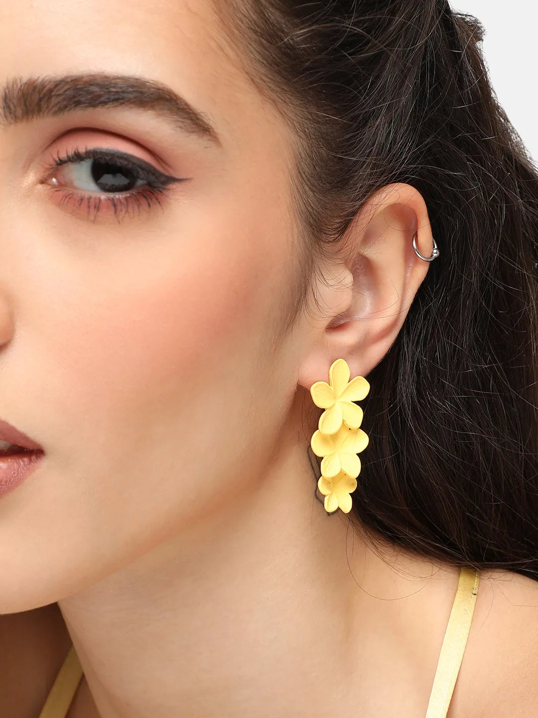 Gold Plated Party Designer Drop Earring