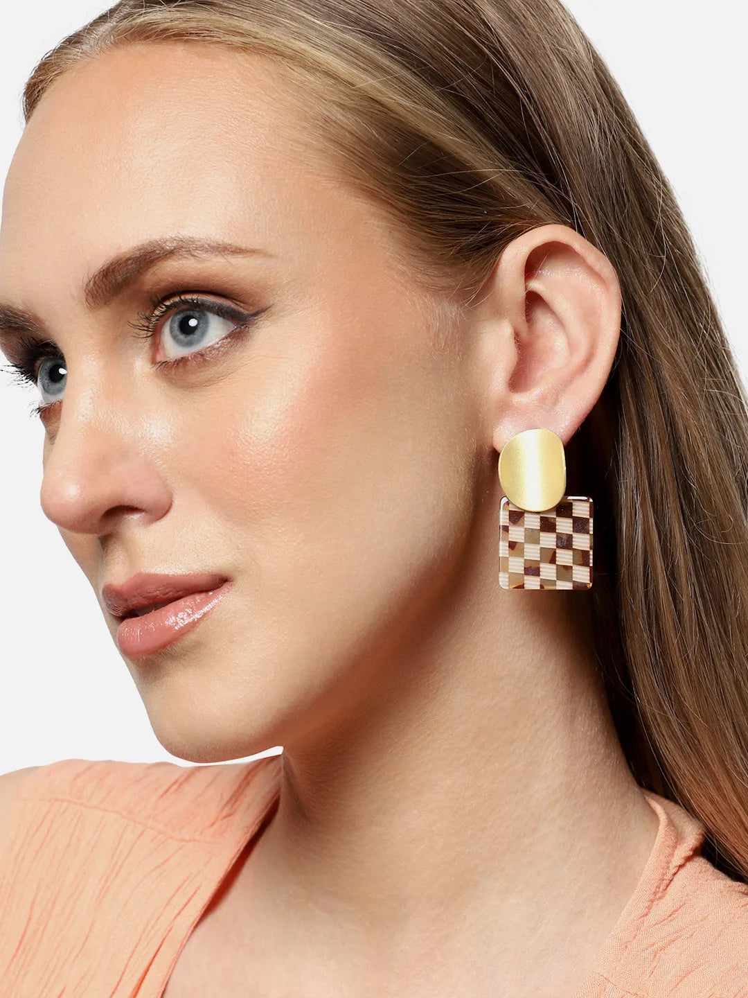 Gold Plated Party Designer Drop Earring