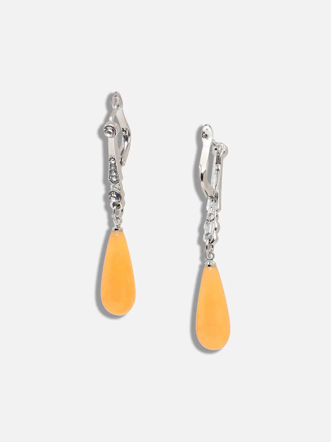 Gold Plated Party Designer Stone Drop Earring