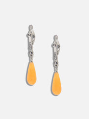 Gold Plated Party Designer Stone Drop Earring