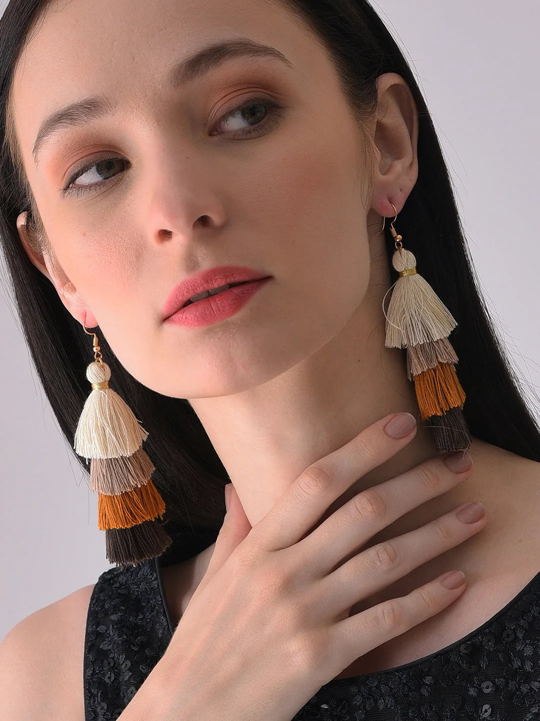 Gold Plated Designer Drop Earring