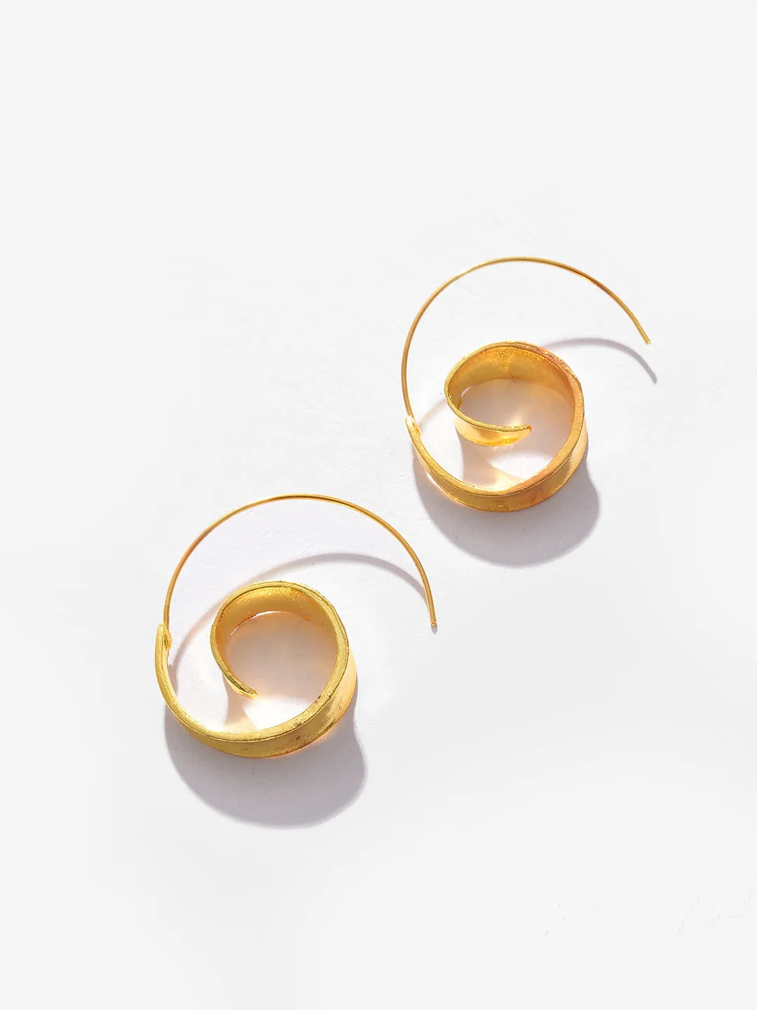 Gold Plated Designer Drop Earrings