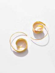 Gold Plated Designer Drop Earrings