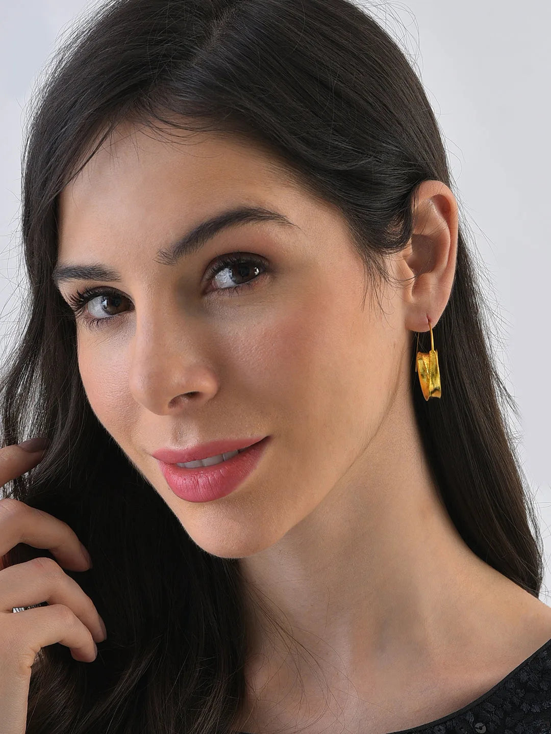 Gold Plated Designer Drop Earrings