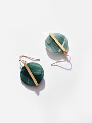 Gold Plated Designer Drop Earrings