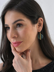 Gold Plated Designer Drop Earrings