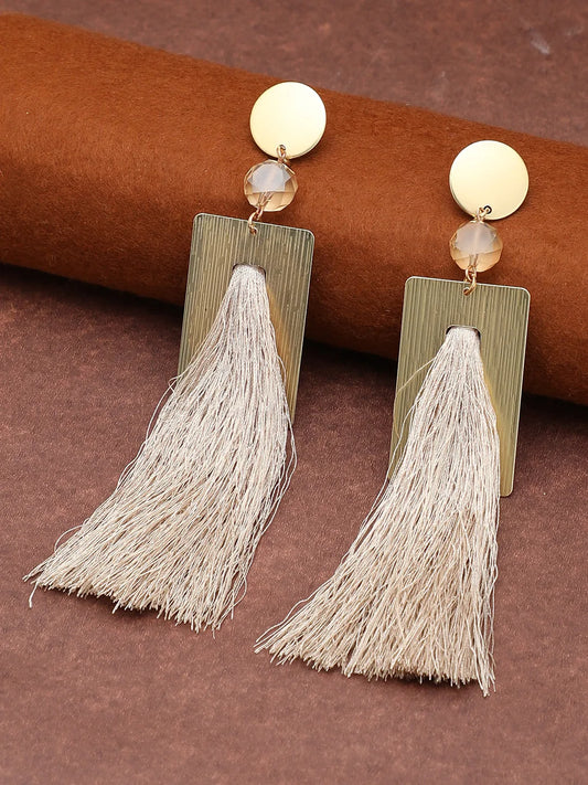 Gold Plated Designer Drop Earring