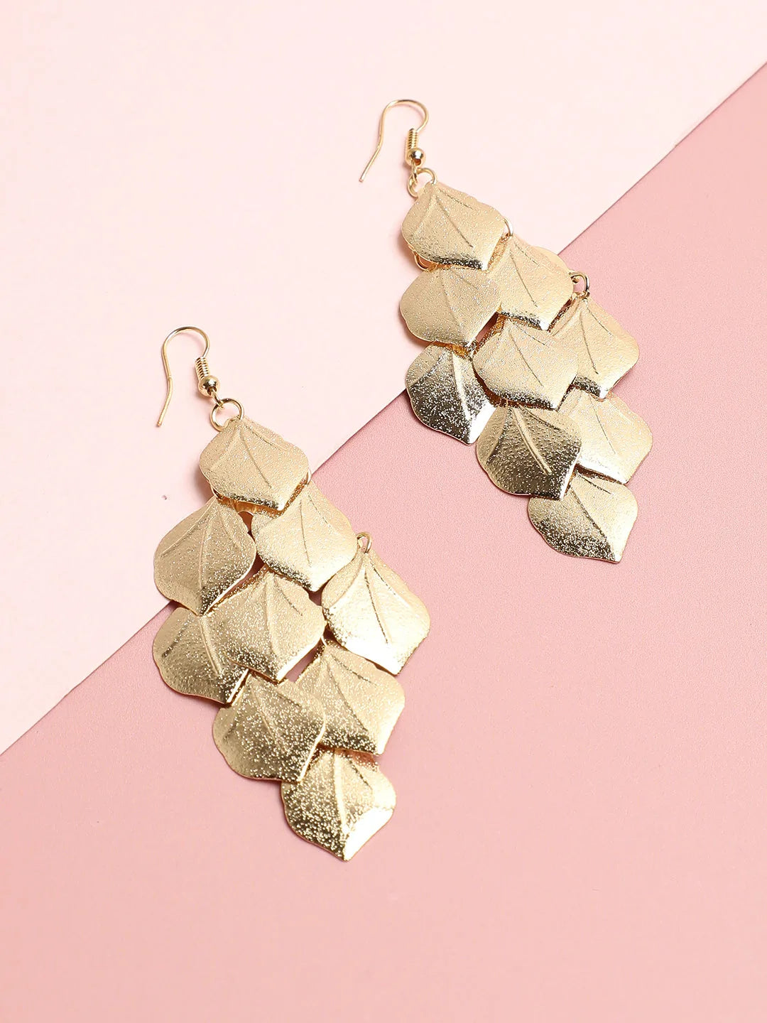 Gold Plated Designer Drop Earring