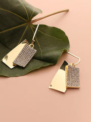 Gold Plated Designer Drop Earring