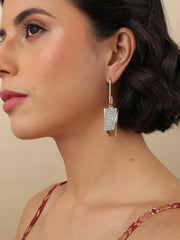 Gold Plated Designer Drop Earring