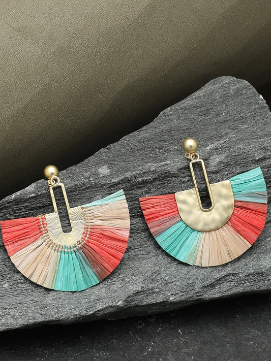 Gold Plated Designer Drop Earring