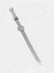 The Montre Statement Bracelet  Metallic Silver