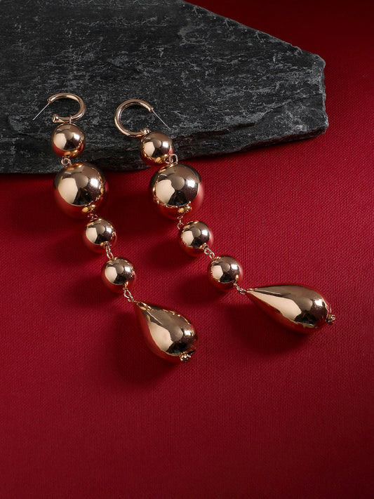 Gold Plated Drop Earrings