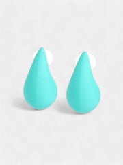 The Teardrop Drop Earrings Turquoise Blue Sohier8834