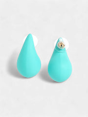 The Teardrop Drop Earrings Turquoise Blue Sohier8834