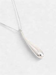 The Drip Pendant Necklace  Metallic SilverSOHINC6057