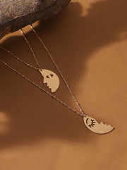 The Lovers MultiLayer Necklace  California GoldSOHINC6060