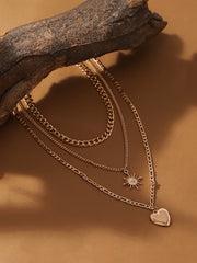 The Ellie MultiLayer Necklace  California GoldSOHINC6064