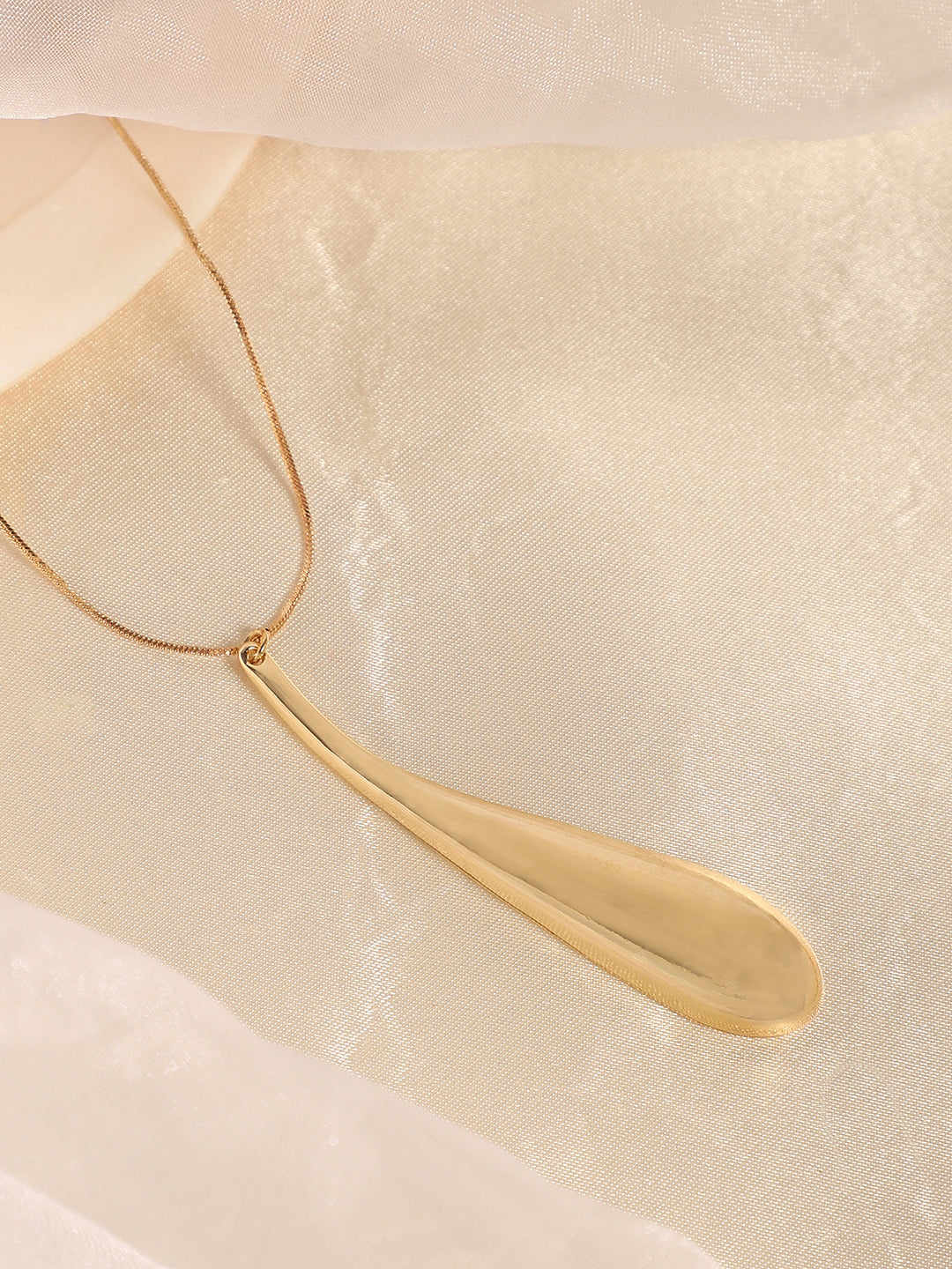 The Drip Pendant Necklace  California GoldSOHINC6068