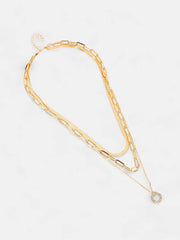 The Halo Snakechain MultiLayer Necklace  California GoldSOHINC6071