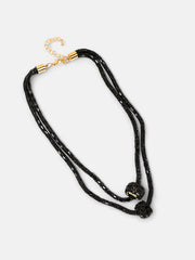 The Mirror MultiLayer Necklace  Onyx BlackSOHINC6083