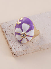 The Hana Statement Ring  LavenderSOHIRG6096