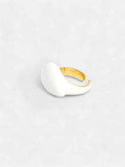 The Teardrop Finger Ring  Daisy WhiteSOHIRG6104