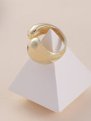 The SemiChunky Finger Ring  Champayne GoldSOHIRG6107