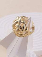 The Basket Weave Statement Ring  California GoldSOHIRG6108