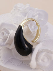 The Teardrop Finger Ring  Onyx BlackSOHIRG6109