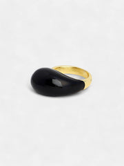 The Teardrop Finger Ring  Onyx BlackSOHIRG6109