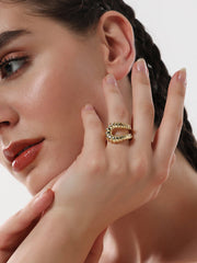 The Mollusks Statement Ring  California GoldSOHIRG6116