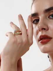 The Mollusks Statement Ring  California GoldSOHIRG6116