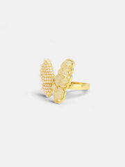 The Butterfly Dreams Statement Ring  Daisy WhiteSOHIRG6117