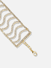 Gold Plated Designer Party Necklace