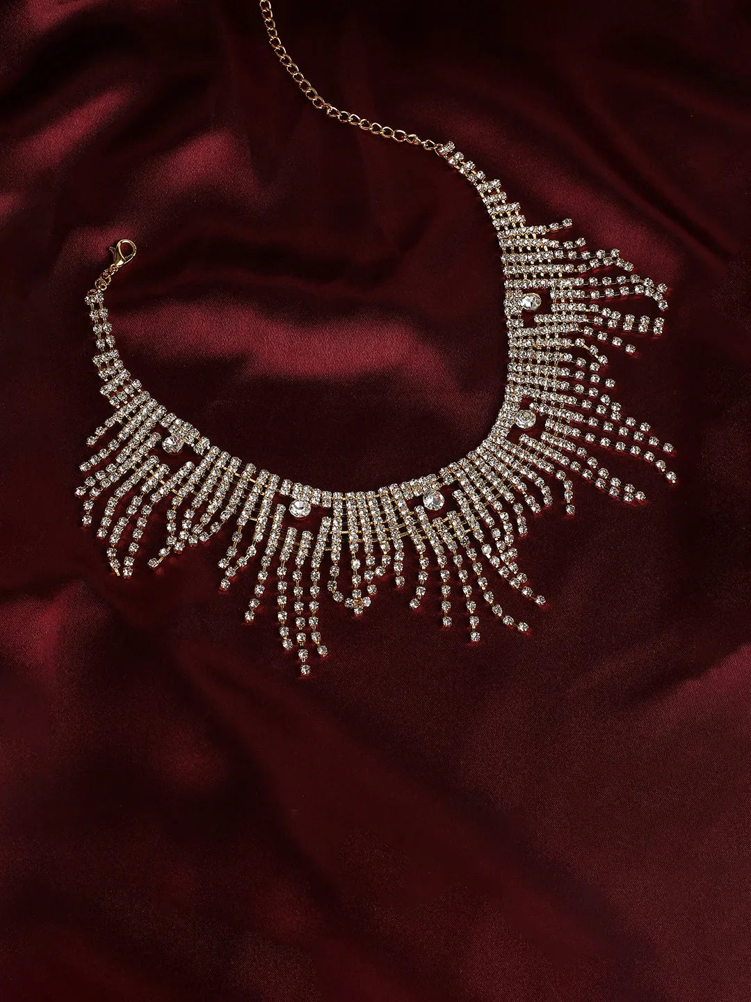 Gold Plated Designer Party Necklace