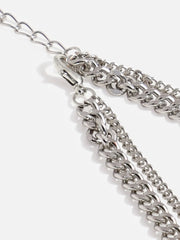 2 Piece Silver Plated Casual Designer Stone Anklet