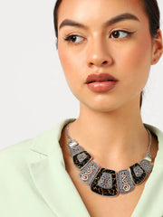 Gold Plated Designer Statement Necklace