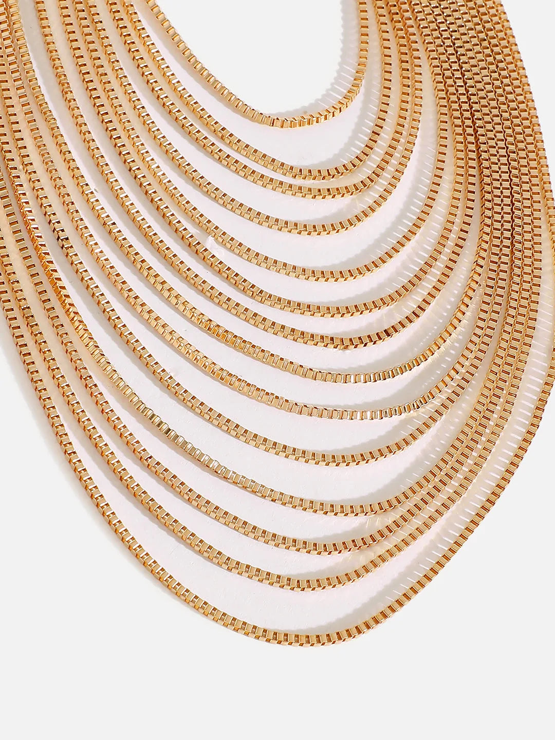 Gold Plated Designer Layered Necklace