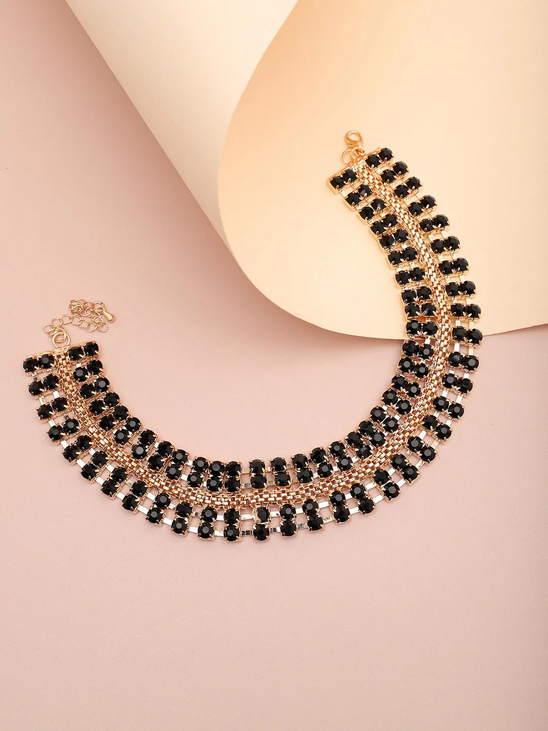 Gold Plated Party Designer Stone Necklace